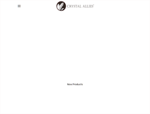 Tablet Screenshot of crystalallies.com